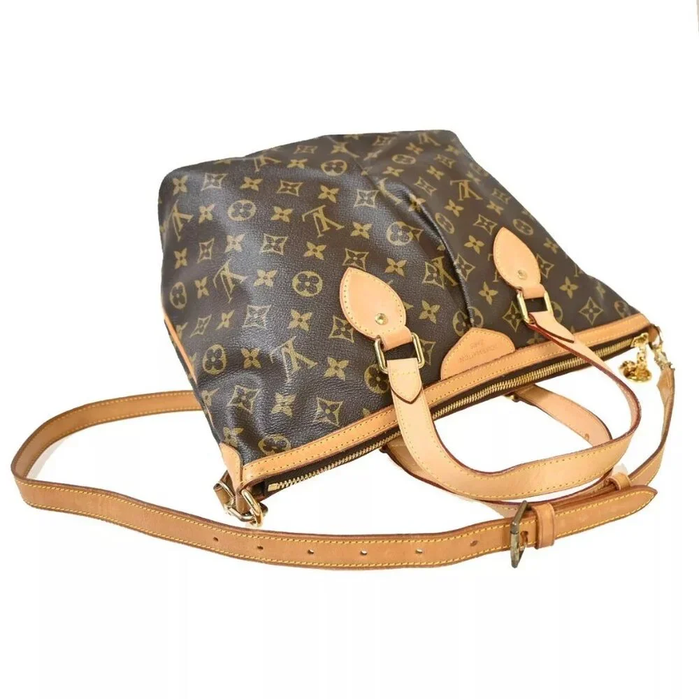 LOUIS VUITTON Palermo PM 2Way Shoulder Hand Bag Monogram Brown